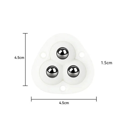 BowLift | Self-Adhesive Full Rotating Furniture Mover Wheel Rollers