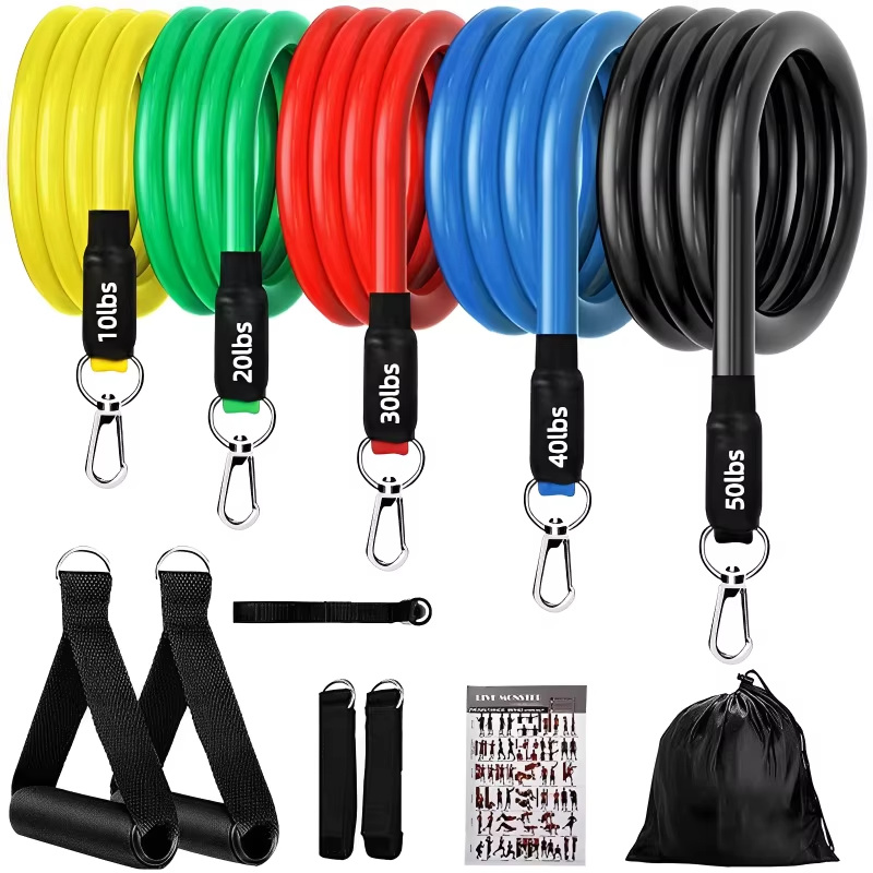 Skanto | Complete Resistance Band Set with Handles and Ankle Straps