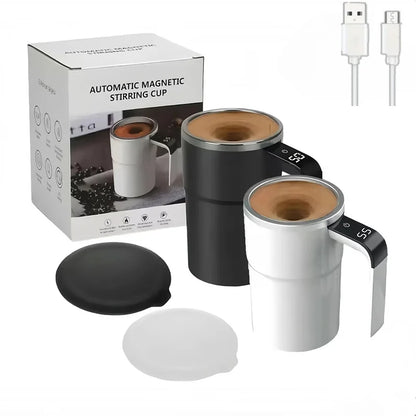 Skanto | Digital Temperature Display Self Stirring Mug