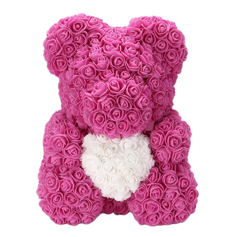 BowLift | Artificial Rose Flowers Teddy Bear