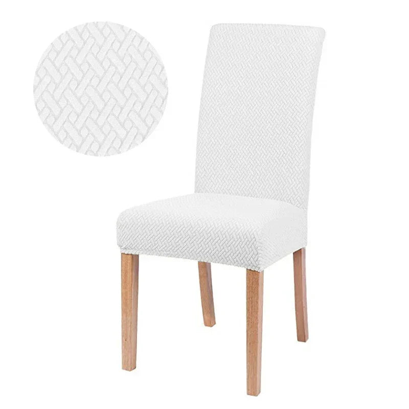 BowLift | Chair Cover Velvona | Elastic & Thick Padded | Jacquard Stretch Cover | Washable & Wrinkle-Free