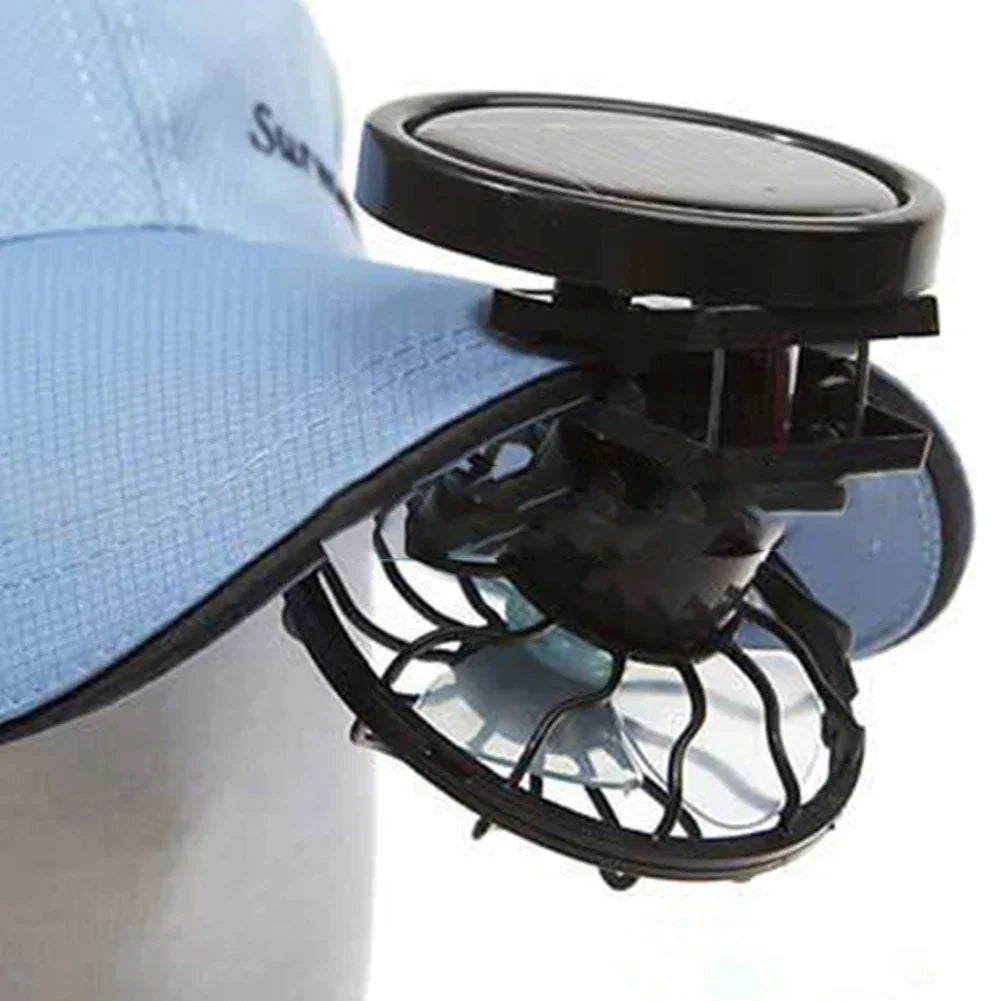 BowLift | Solar-Ventilator SunBreeze ClipFan | Mini-Clip Fan with Solar Panel | For Outdoor Activities, Travel & Sports | Hands-Free Cooling