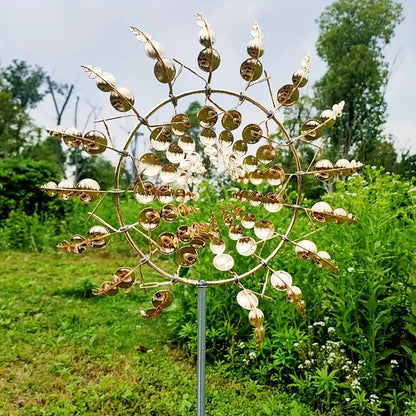 Brehn | Wind Spinner | Unique wind-powered metal garden decor
