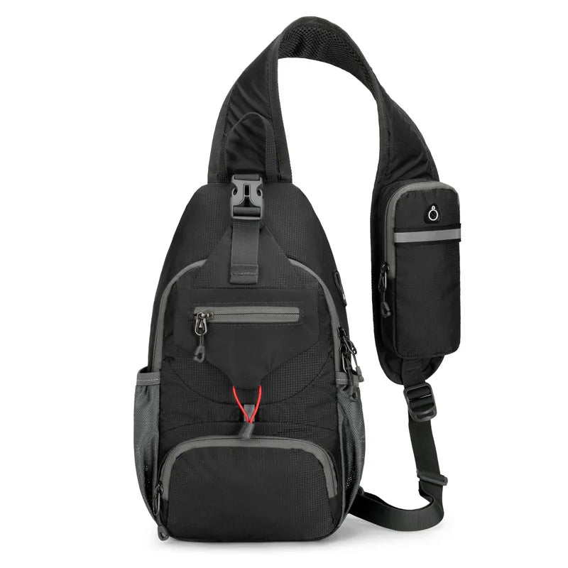 BowLift | SecurePack | Anti-Theft Waterproof Multi-Pocket Shoulder Backpack – Lightweight Crossbody Travel Bag
