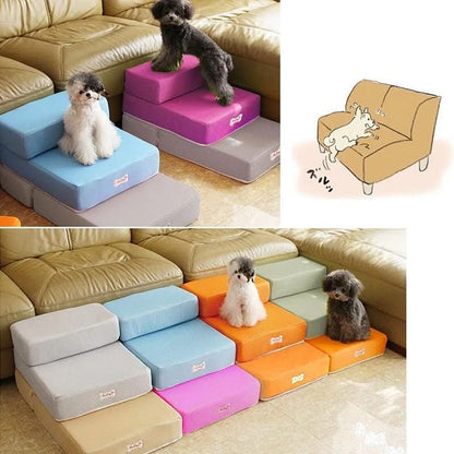 Skanto | DOGSTEP PRO – Luxury Pet Stairs for Joint-Friendly Climbing to Sofa & Bed