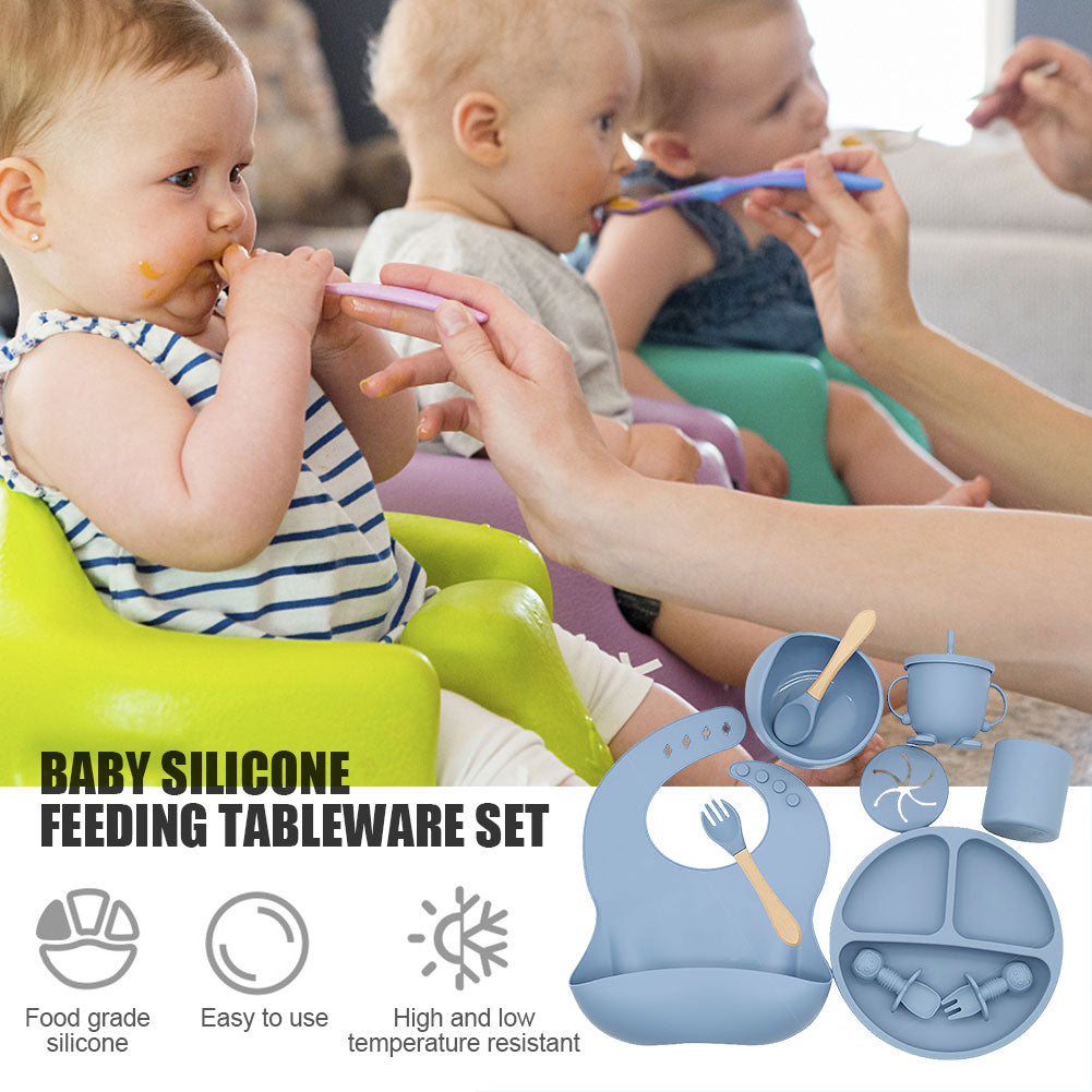 Silicone Baby Feeding Tableware Set | Karnz