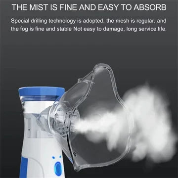 Skanto Portable Mini Mesh Nebulizer for Adults and Children