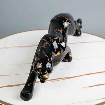 Elegant Jaguar Stone Sculptor
