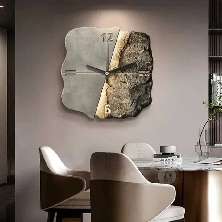BowLift | Mara - Abstract Sandstone Wall Clock