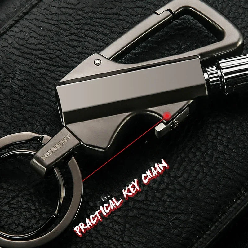 BowLift | FlareKey – Multifunction Keychain Lighter | Windproof Kerosene Lighter for Outdoor & Everyday Use