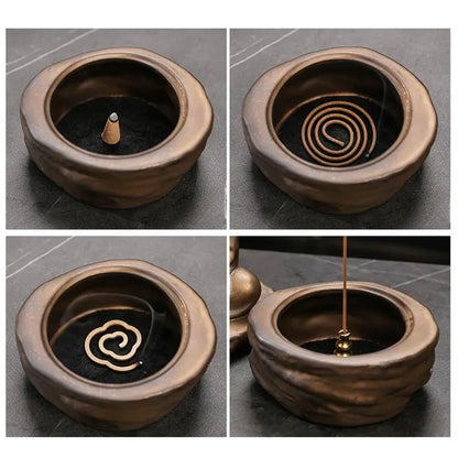Meditative Monk Incense Holder