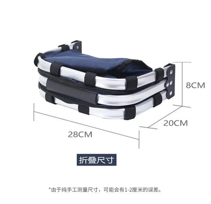 BowLift | ThermaTrip Folding Basket | Insulated Picnic Basket with Aluminum Foil & Carry Handle | 3-fold Foldable | For Outing, Park, Shopping & Travel