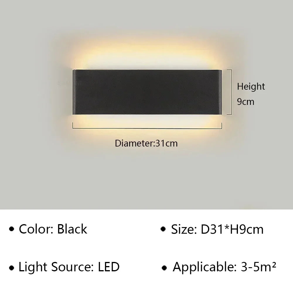 BowLift | LumiEra Modern LED Wall Lamp | Stylish Design | Warm White Light for Bedroom, Hallway & Bathroom