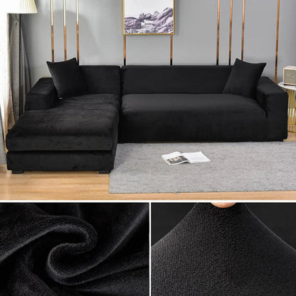 Elastic Velvet Sofa Cover