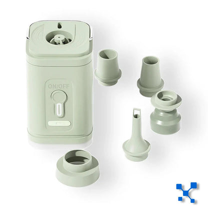 Mini Air Pump USB-C with 5 Nozzles – 200 L/min | Karnz