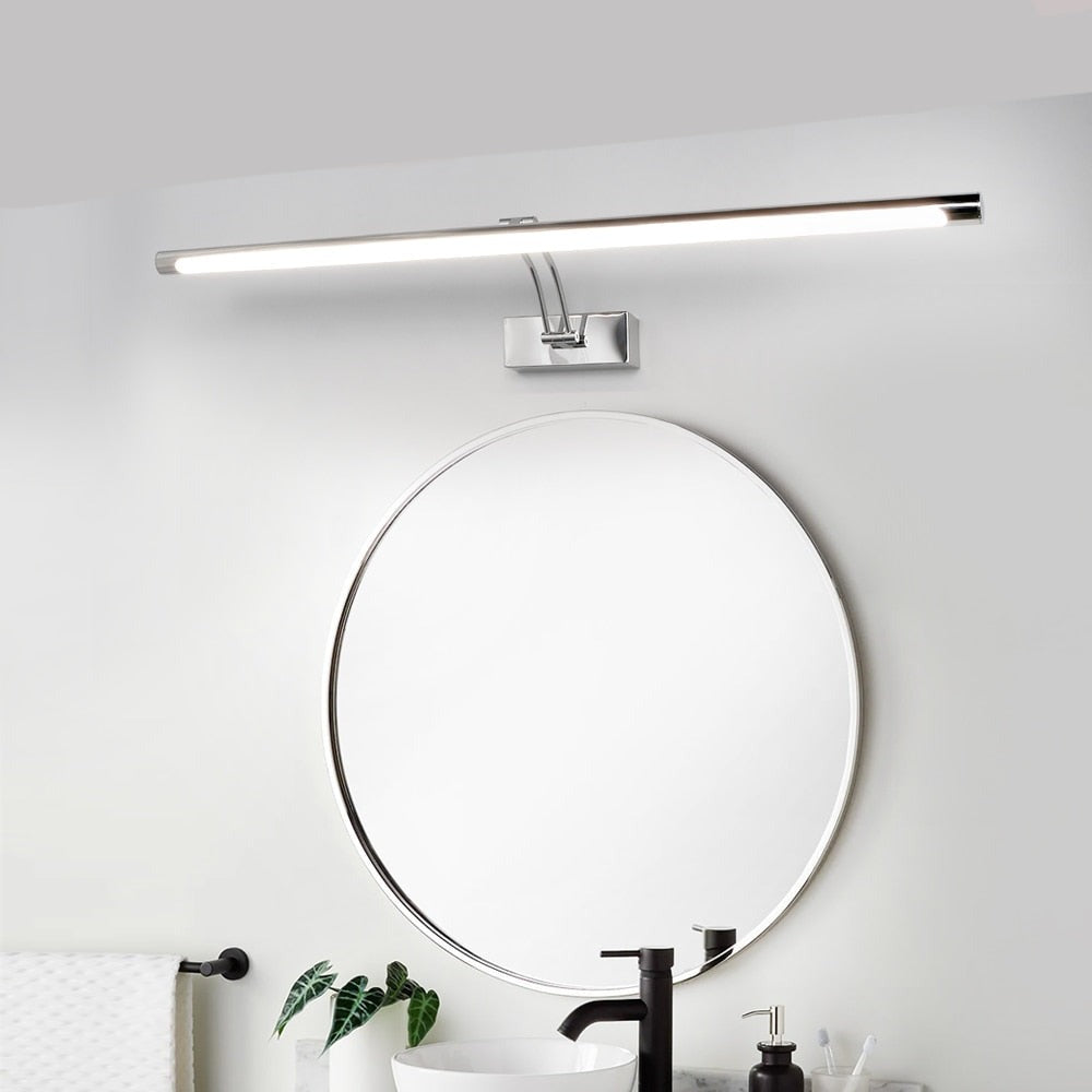 Skanto Skanto | 100cm-80 cm LED Wall Lamp - Modern Black/Silver Bathroom Wall Lighting, Indoor Picture Light