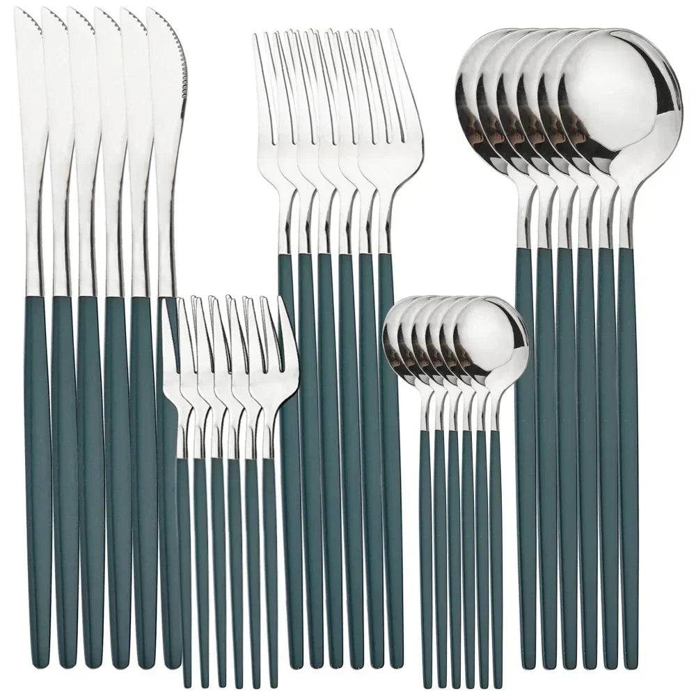 Skanto | RoyalMirror – Luxury Gold Cutlery Set