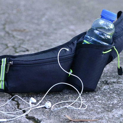 RunEase Belt – Waterproof Running Belt with Drink Holder Bowlift