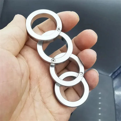 Brehn | Stainless Steel Self-Defense Rotatable Foldable Ring