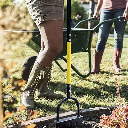Skanto | EdgeMaster Edger | Half-Moon Design with Serrated Edge | Manual Tool for Clean Lawn Edges & Flower Beds