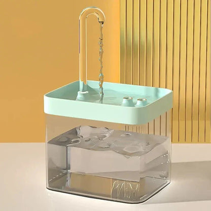 Skanto | Ultra-Quiet Pet Water Fountain with Intelligent Filtration - 1,5 l Stainless Steel