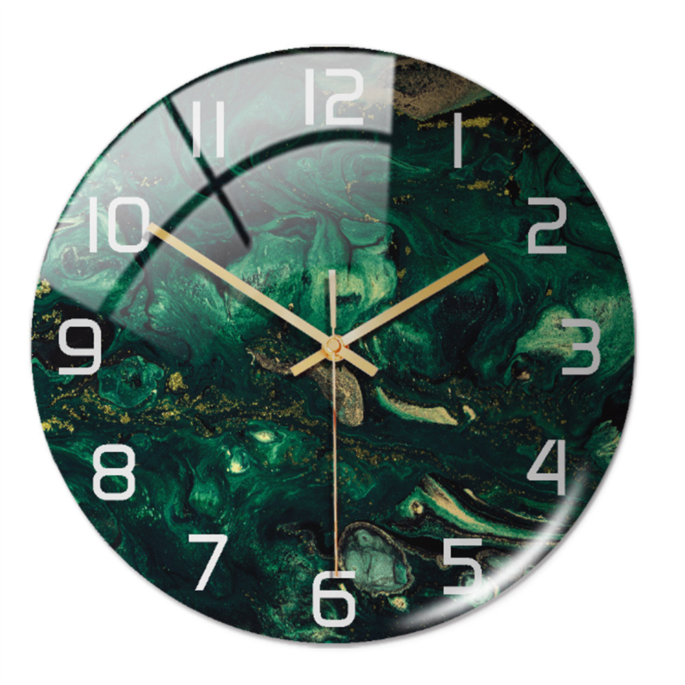 BowLift | Stylish Marble Wall Clock with Silent Mechanism