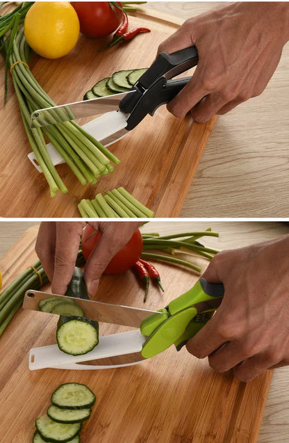 Skanto | 2-in-1 Knife with Cutting Board