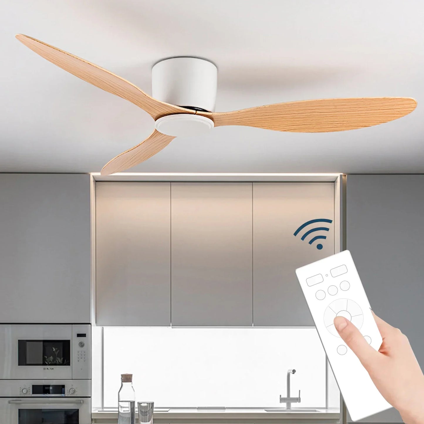 BowLift | Ceiling Fan With Light Scandinavian Design