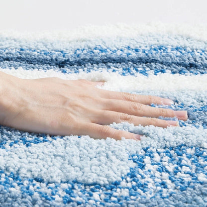 Kalsten | Seaside Footprint Pattern Bath Mat