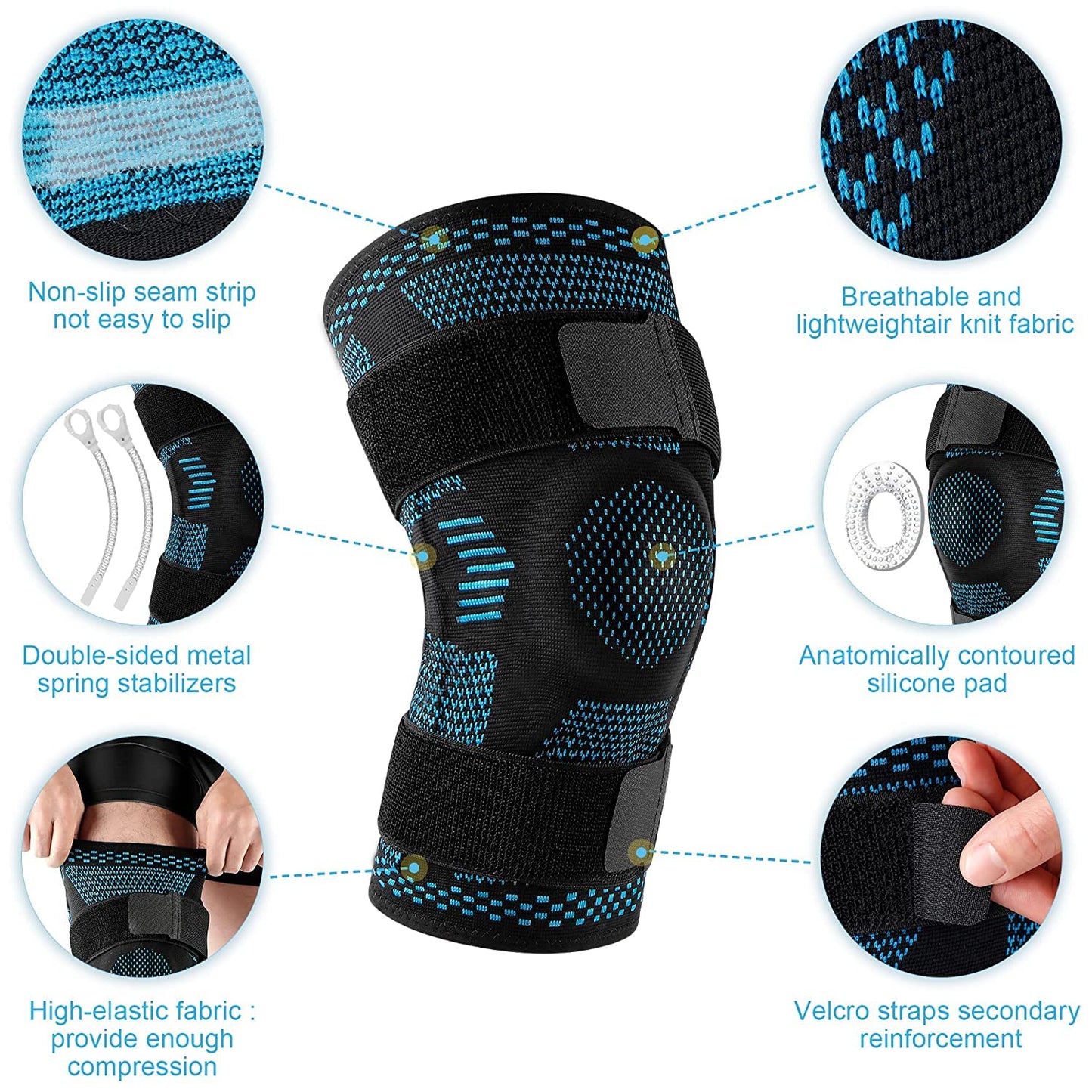 Brehn | Knee Stabilizer Support Gel Pad