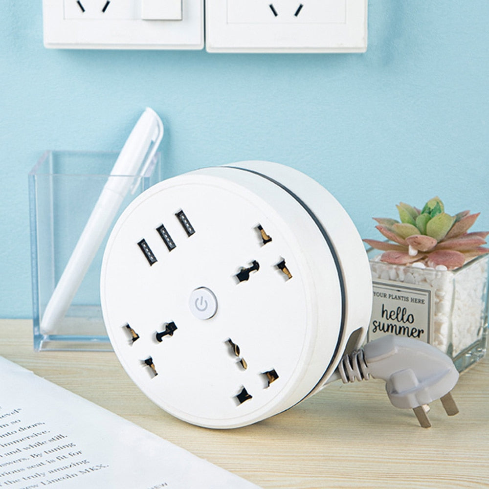 Brehn | Round Universal Power Strip