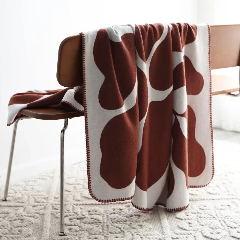 BowLift | NordLuxe | Jacquard Throw Blanket | Imitation Cashmere | Soft & Warm | Sofa Throw & Bedspread in Nordic Style