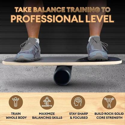 Skanto Skanto | 2-in-1 Balance Board Set with Roller & Ball – 9 Adjustable Modes Surf & Wobble Trainer