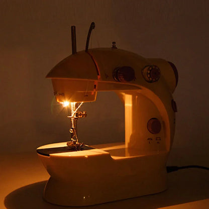 Skanto | Portable Electric Household Sewing Machine | Beginner-Friendly with Light & Speed Control - DIY Home Sewing Machine Accessories