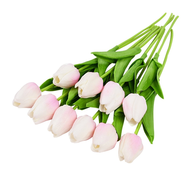 Skanto | Artificial Tulip Bouquet, Decoration (10 Pieces)
