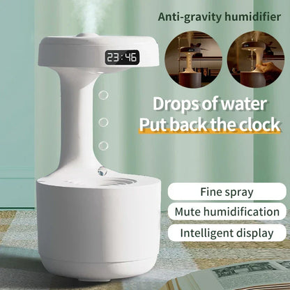 BowLift | Anti-Gravity Water Droplet Air Humidifier Night Lamp