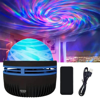 BowLift | Polariva Northern Light Projector with Music Synchronization and Remote Control for RGB Ambient Lighting
