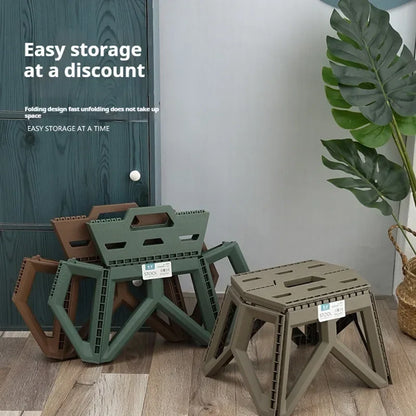 BowLift | CampFold Folding Stool | Foldable Outdoor Stool | High Load Capacity | Compact & Weatherproof