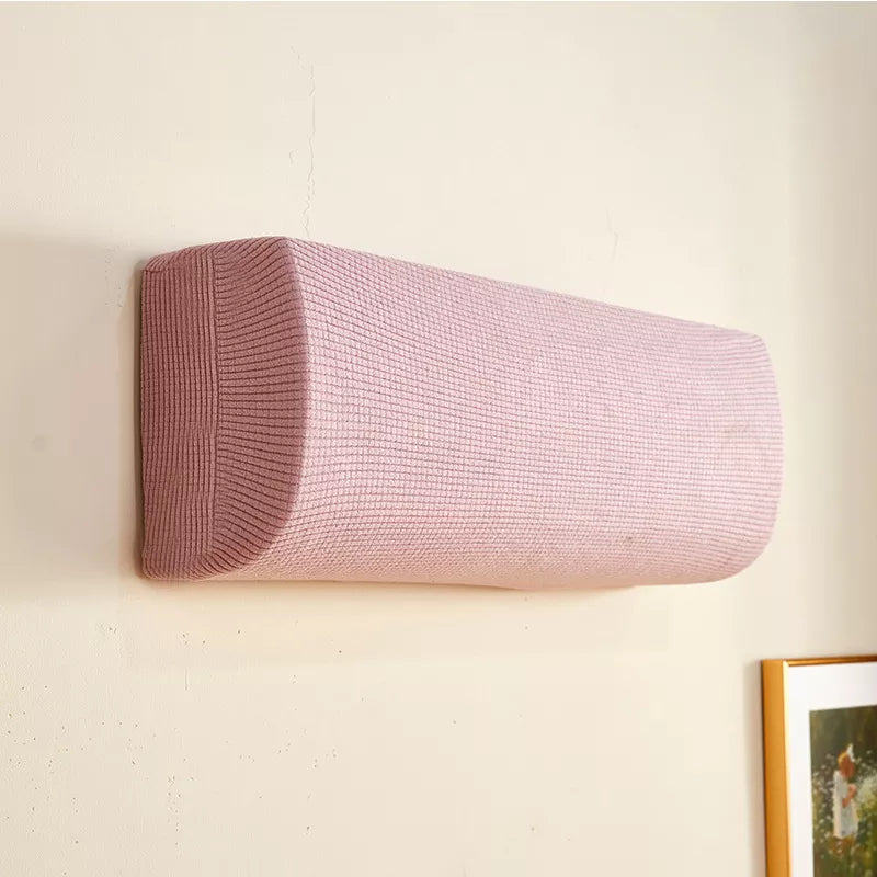 Skanto | Polar Fleece Air Conditioner Cover: Wall-Mounted Dustproof Protection, Easy-Clean Polyester AC Cover for Home Use