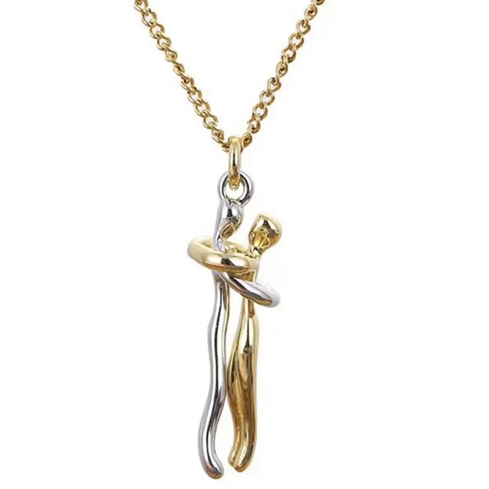 Skanto | Love Forever Hug Sweet Couple Necklace