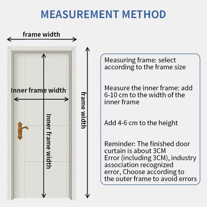 BowLift | Magnetic Cold-Proof Cotton Door Curtain