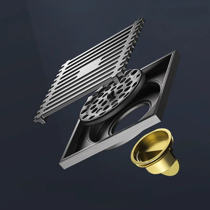 AquaShield Square Stainless Steel Floor Drain Bowlift