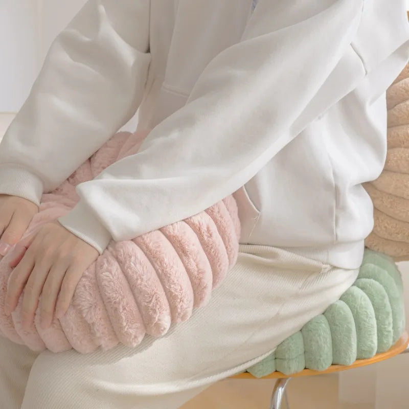 Fluffy Pastel Pumpkin Cushion | Bowlift