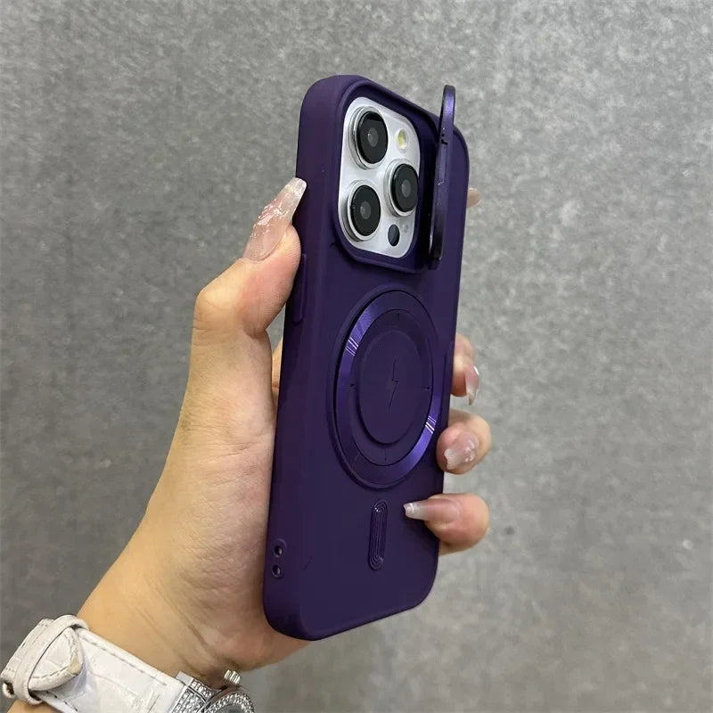 Skanto | Magnetic Soft Wristband Lens Protection iPhone Case