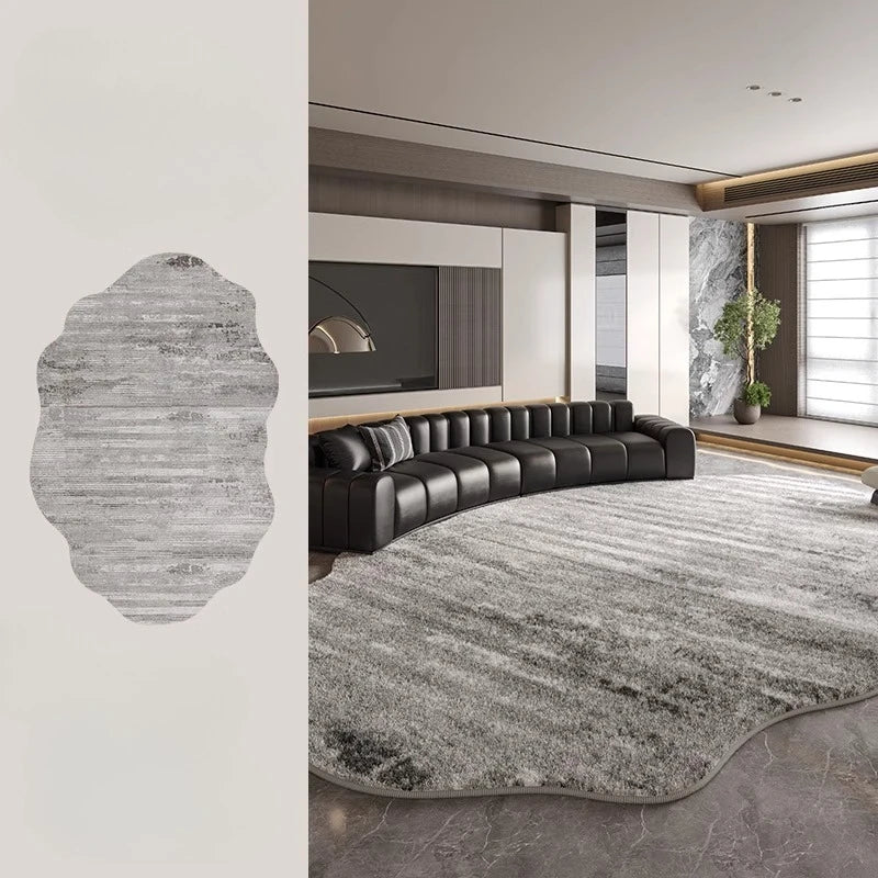 BowLift | Irregular Plush Rug Light Luxury Washable for Bedroom and Living Room