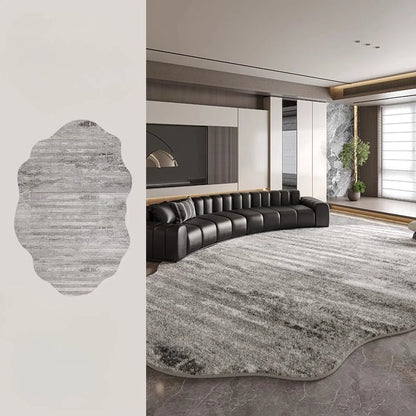 BowLift | Irregular Plush Rug Light Luxury Washable for Bedroom and Living Room