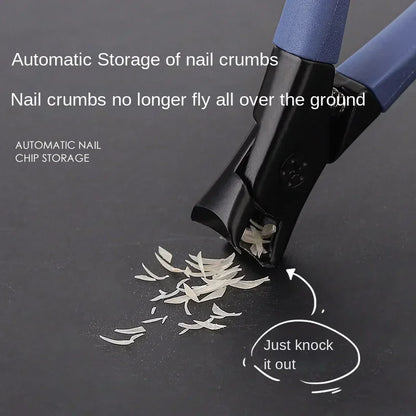 Skanto | 2023 New Anti-Splash Nail Clipper - Large Easy Nail Trimmer for Thick and Hard Nails, Household Items