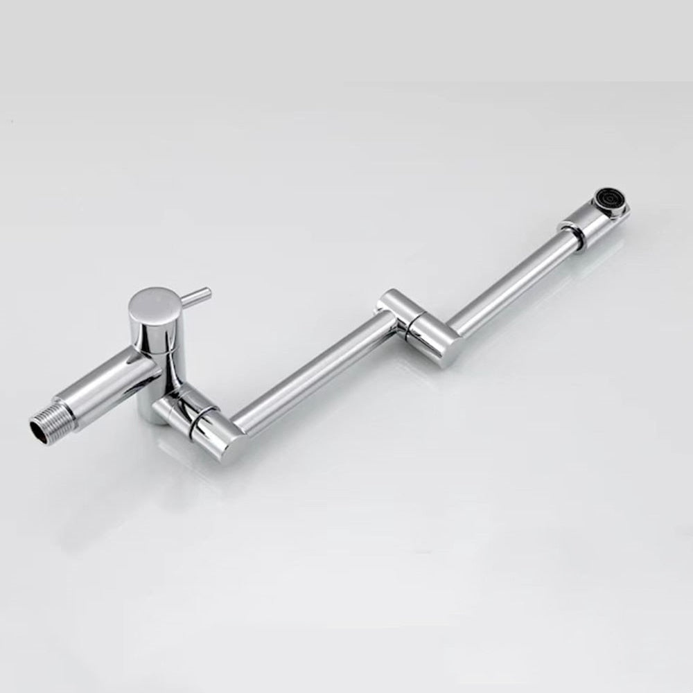 Skanto | Wall-Mounted Foldable Chrome Pot Filler Faucet