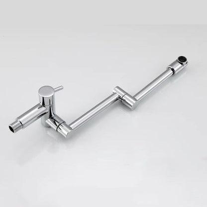 Skanto | Wall-Mounted Foldable Chrome Pot Filler Faucet