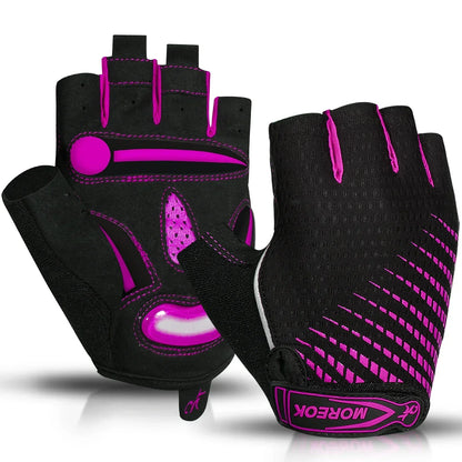 BowLift | RideEase Half Finger Cycling Gloves – Shock Absorbing, Breathable & Anti-Slip Gloves